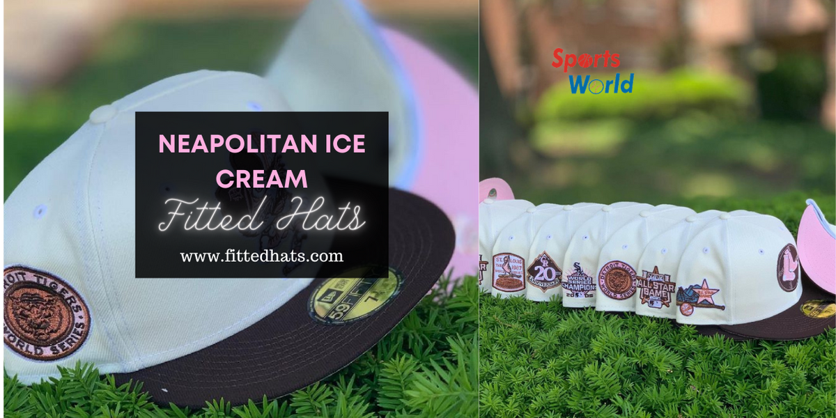 Neapolitan Ice Cream Fitted Hats 6/05/21