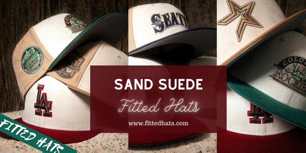 Sand Suede Fitted Hats by Hat Club