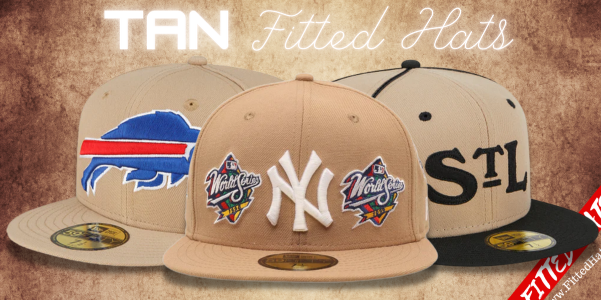 Men's Cleveland Indians New Era Tan Wheat 59FIFTY Fitted Hat