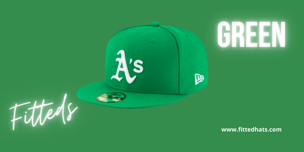 Green Fitted Hats