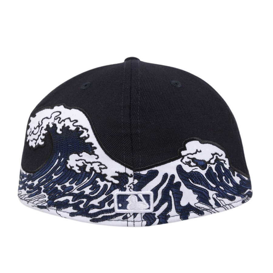 New Era Atlanta Braves Ocean Wave Navy 59FIFTY Fitted Hat