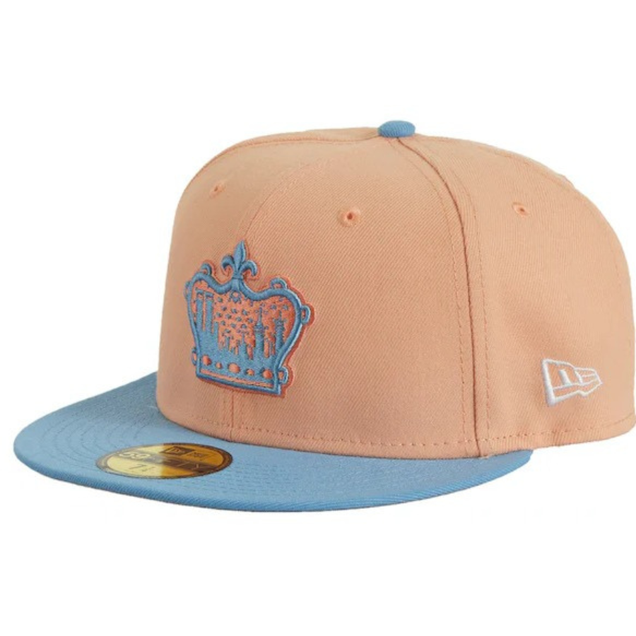 新品 supreme king of new york NEW ERA New Era x Supreme King of New York Peach 59FIFTY Fitted Hat