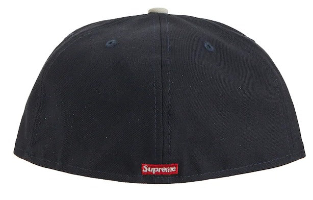 New Era x Supreme King of New York Navy/Grey 59FIFTY Fitted Hat