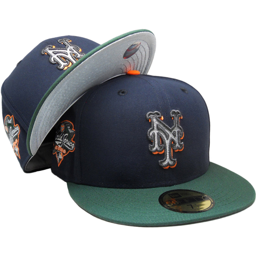 New Era New York Mets 2000 World Series Navy/Green/Orange 59FIFTY Fitted Hat