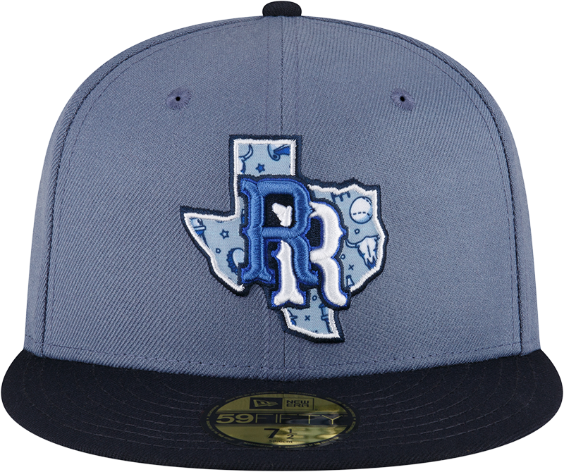 New Era Round Rock Express Rock Louis 59FIFTY Fitted Cap