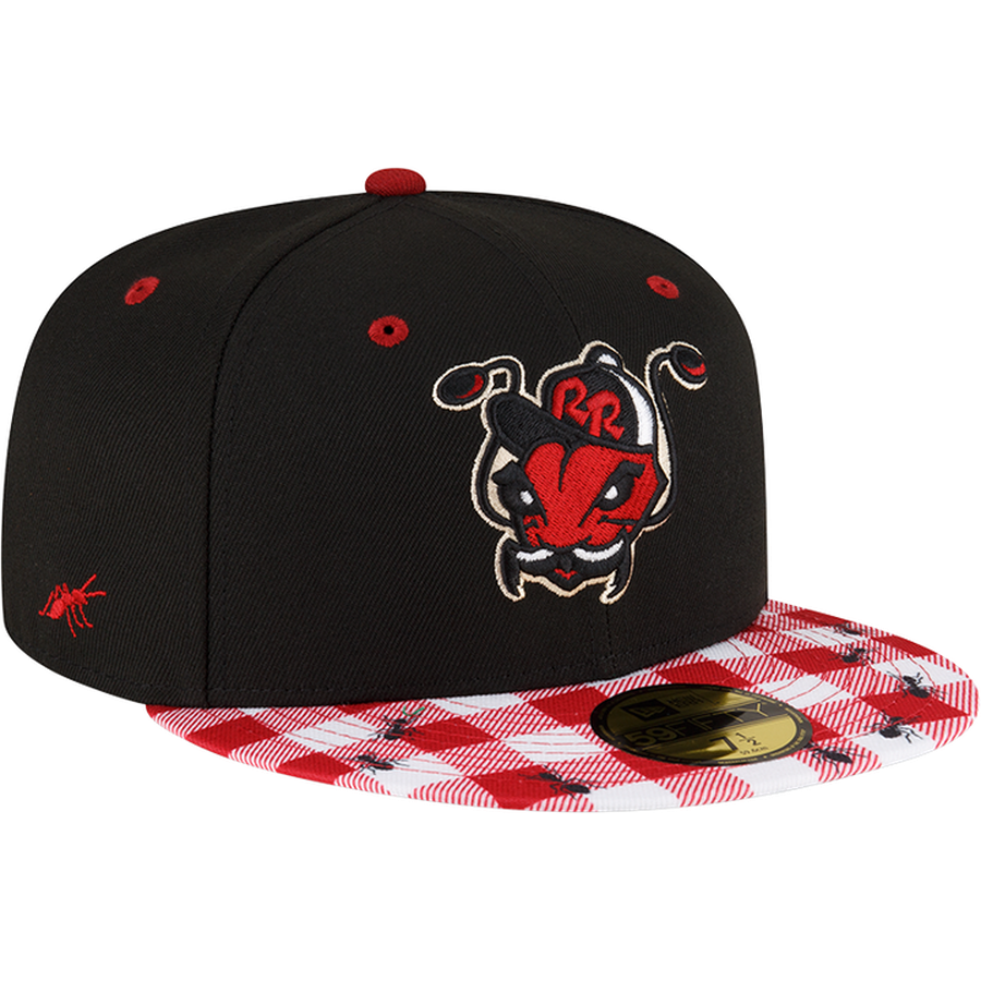 New Era Round Rock Express Fire Ant Picnic Blanket 59FIFTY Fitted Cap