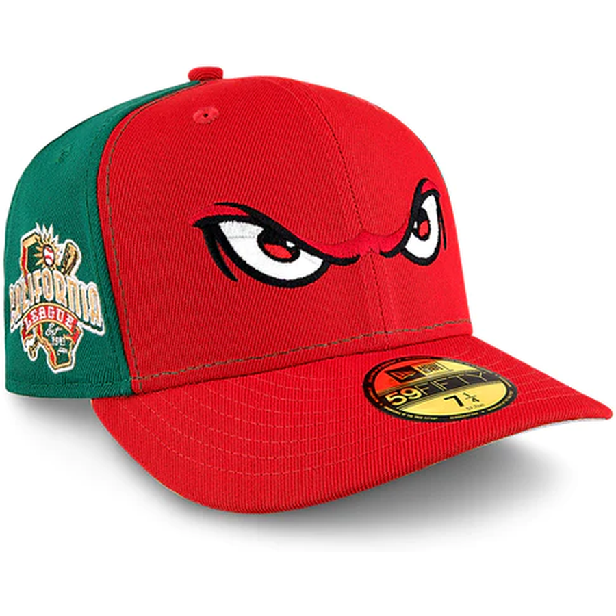 New Era Lake Elsinore Storm Red/Green Calie Legaue 59FIFTY Fitted Cap