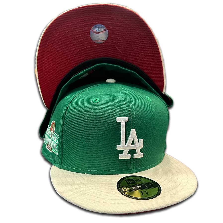 New Era Los Angeles Dodgers Green 2020 World Series Cinco de Mayo 59FIFTY Fitted Hat