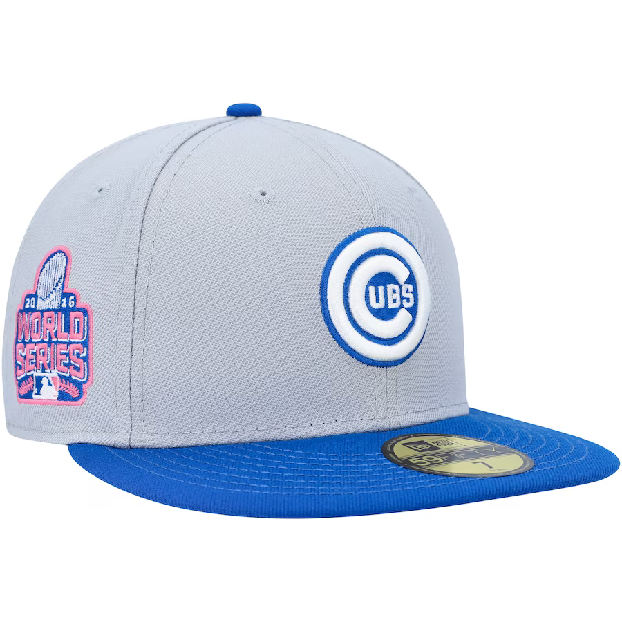 New Era Chicago Cubs Gray/Blue Dolphin 2023 59FIFTY Fitted Hat