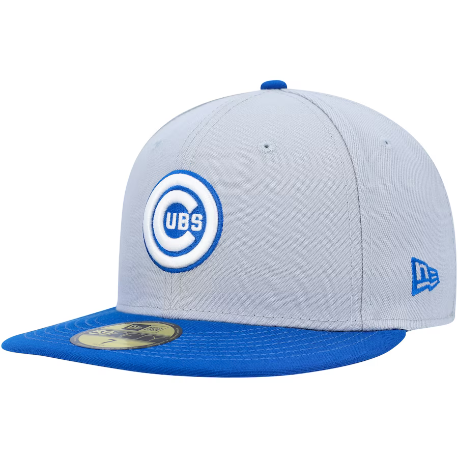 New Era Chicago Cubs Gray/Blue Dolphin 2023 59FIFTY Fitted Hat
