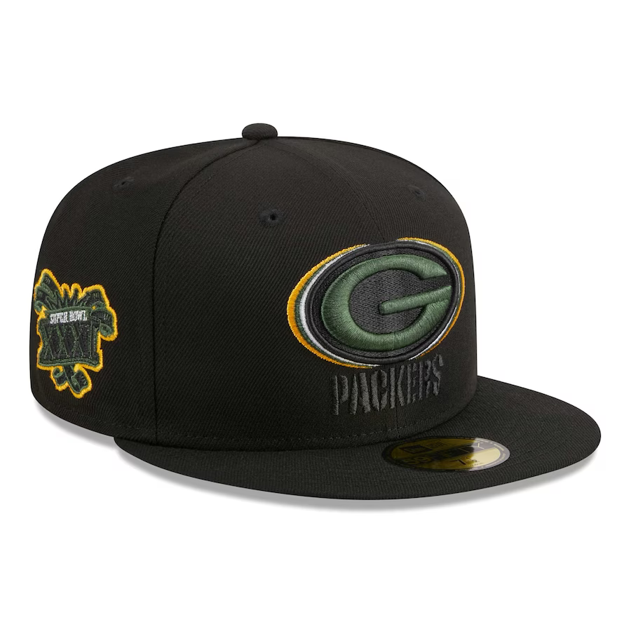 New Era Green Bay Packers Triple Outline 2023 59FIFTY Fitted Hat