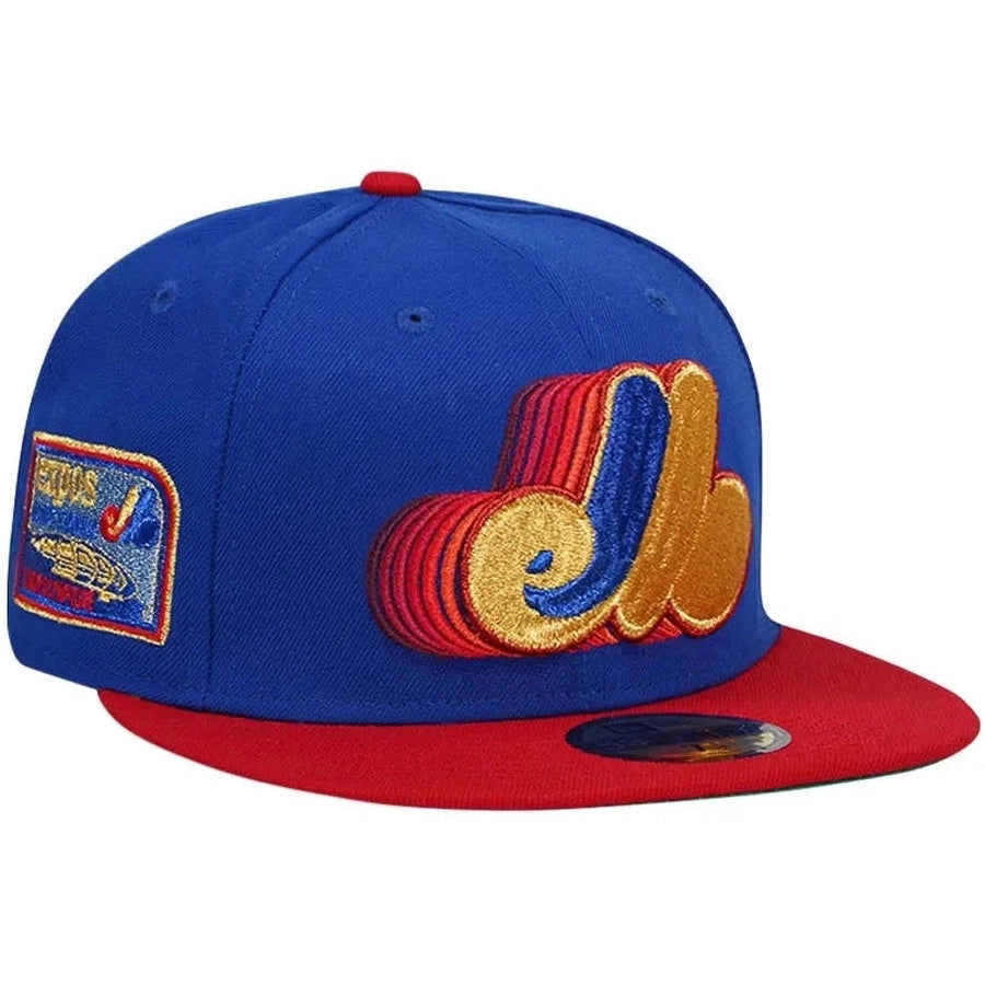 New Era Montreal Expos Olympic Stadium Faded Gold 59FIFTY Fitted Hat