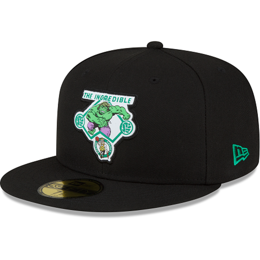New Era Marvel X Boston Celtics Black 2023 59FIFTY Fitted Hat