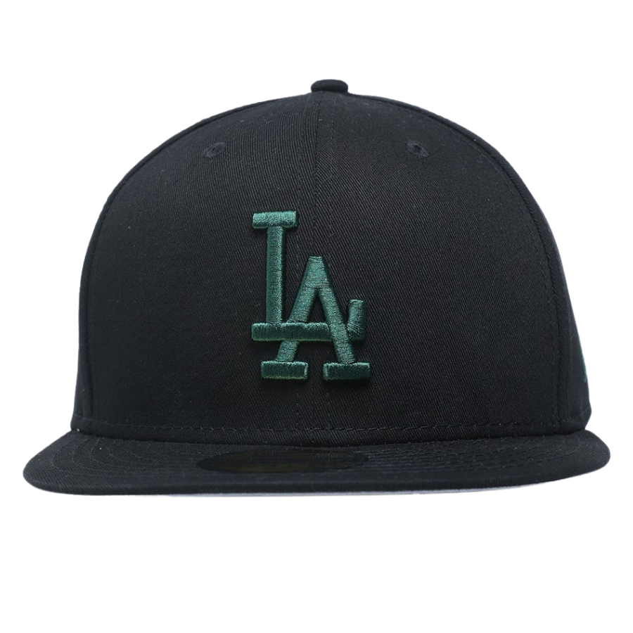 New Era Los Angeles Dodgers Black/Pine Green 59FIFTY Fitted Hat