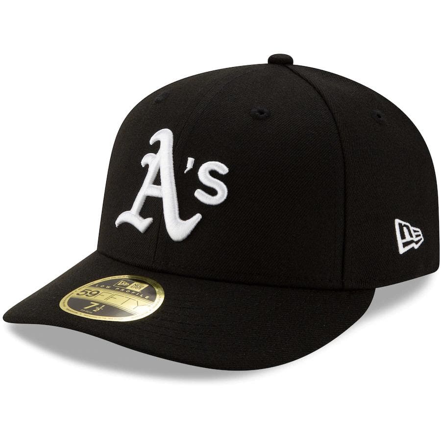 New Era Oakland Athletics Black Team Low Profile 59FIFTY Fitted Hat