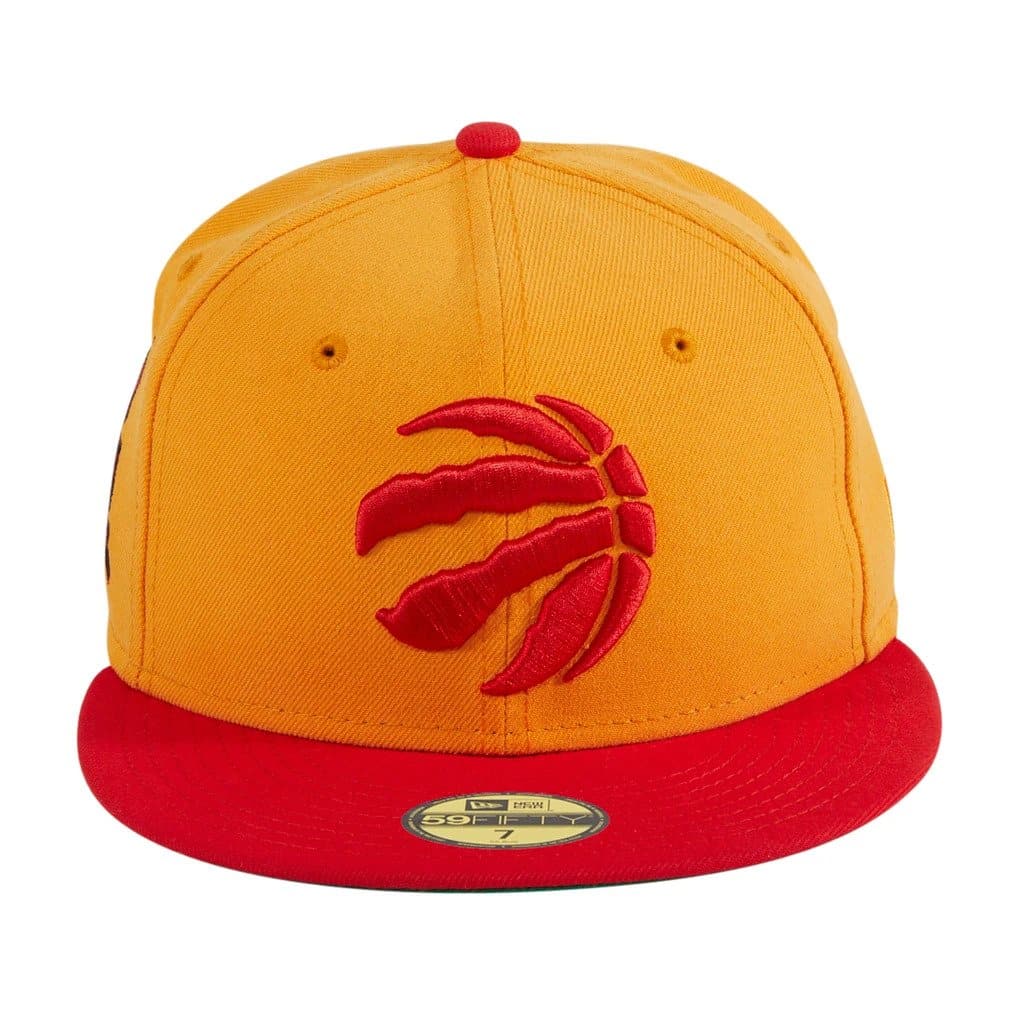 New Era Toronto Raptors Trophy Side Patch Light Orange 59FIFTY Fitted Hat