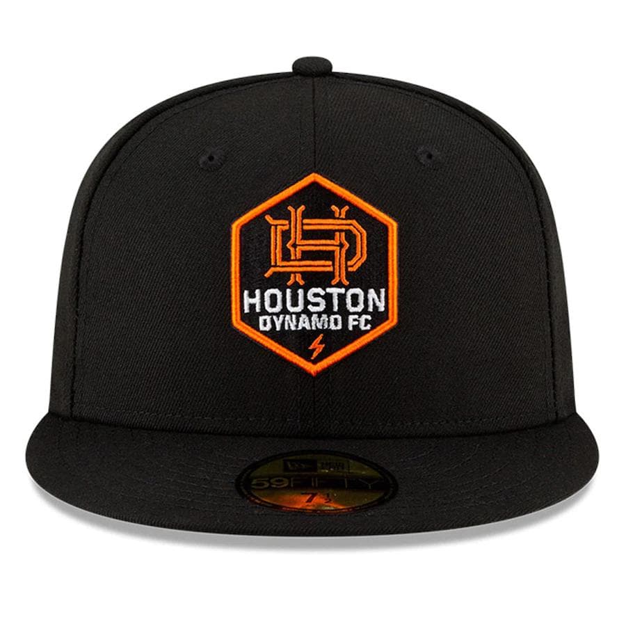 New Era Houston Dynamo Black & Orange 59FIFTY Fitted Hat