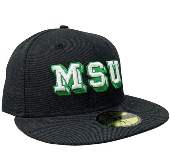 New Era Custom Michigan State Spartans Script 59FIFTY Fitted Hat
