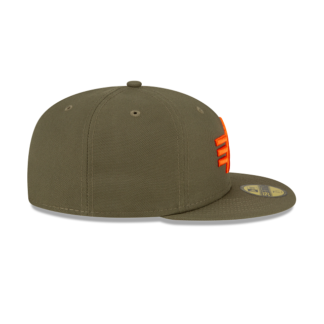 New Era x Alpha Industries Olive Fitted Hat w/ Nike Air Max 95 OG Neutral Olive Total Orange