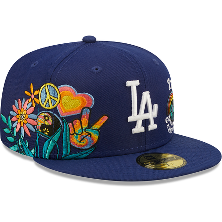 New Era Los Angeles Dodgers Groovy 2022 59FIFTY Fitted Hat display picture 3