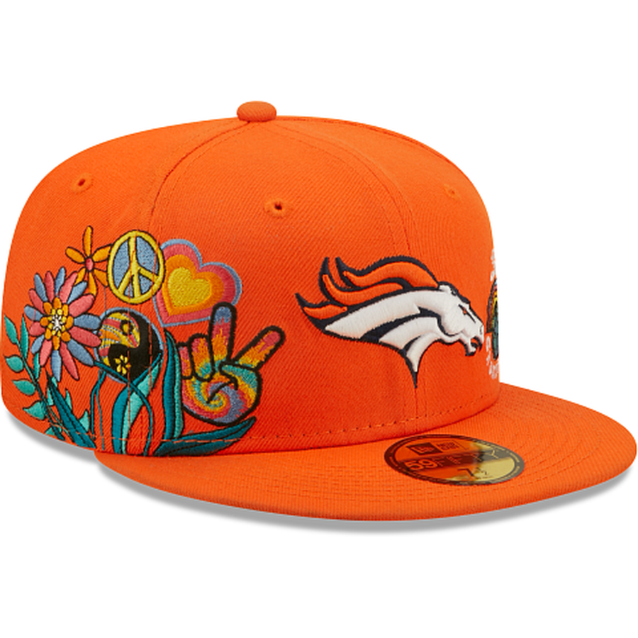 New Era Denver Broncos Groovy 2022 59FIFTY Fitted Hat