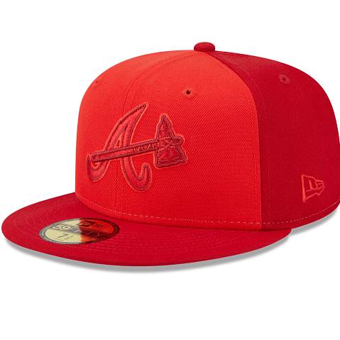 New Era Atlanta Braves Tri-Tone Team 2023 59FIFTY Fitted Hat