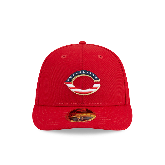 New Era Cincinnati Reds Independence Day 2023 Low Profile 59FIFTY Fitted Hat