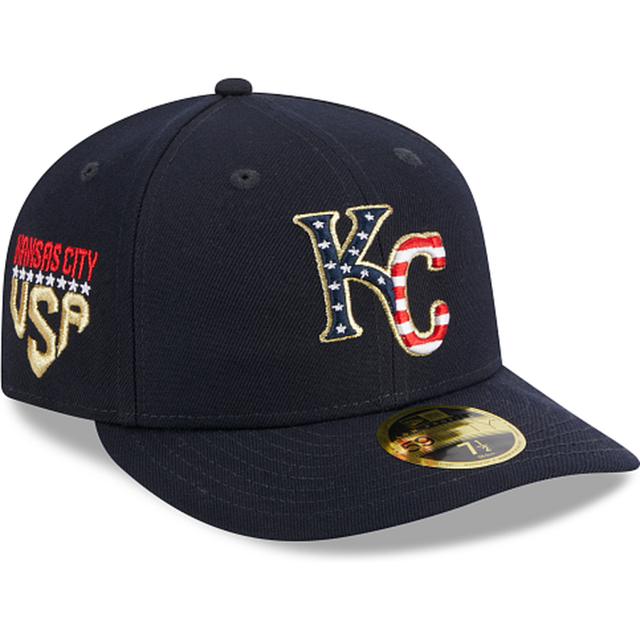 New Era Kansas City Royals Independence Day 2023 Low Profile 59FIFTY Fitted Hat