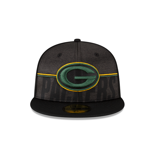 New Era Green Bay Packers 2023 Training Black 59FIFTY Fitted Hat