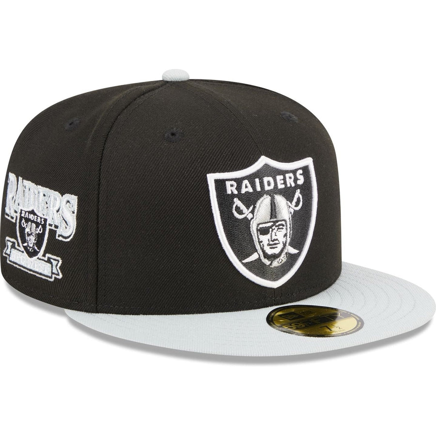 New Era Las Vegas Raiders Throwback Hidden 2023 59FIFTY Fitted Hat