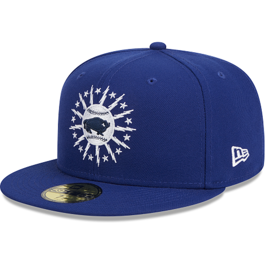 New Era Buffalo Bisons Theme Night Blue 59FIFTY Fitted Hat