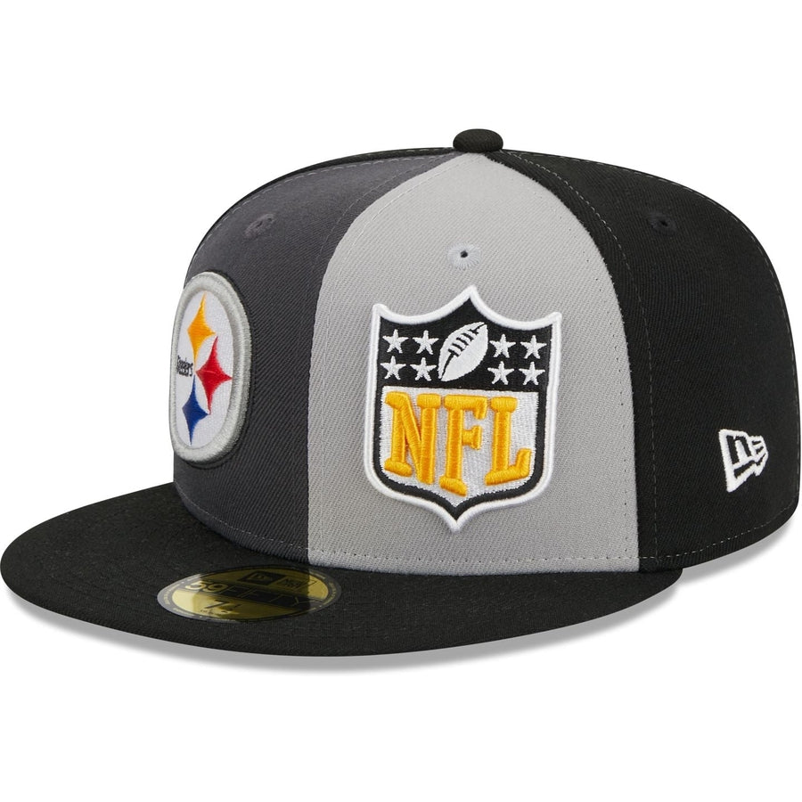 New Era Pittsburgh Steelers 2023 Sideline Gray 59FIFTY Fitted Hat