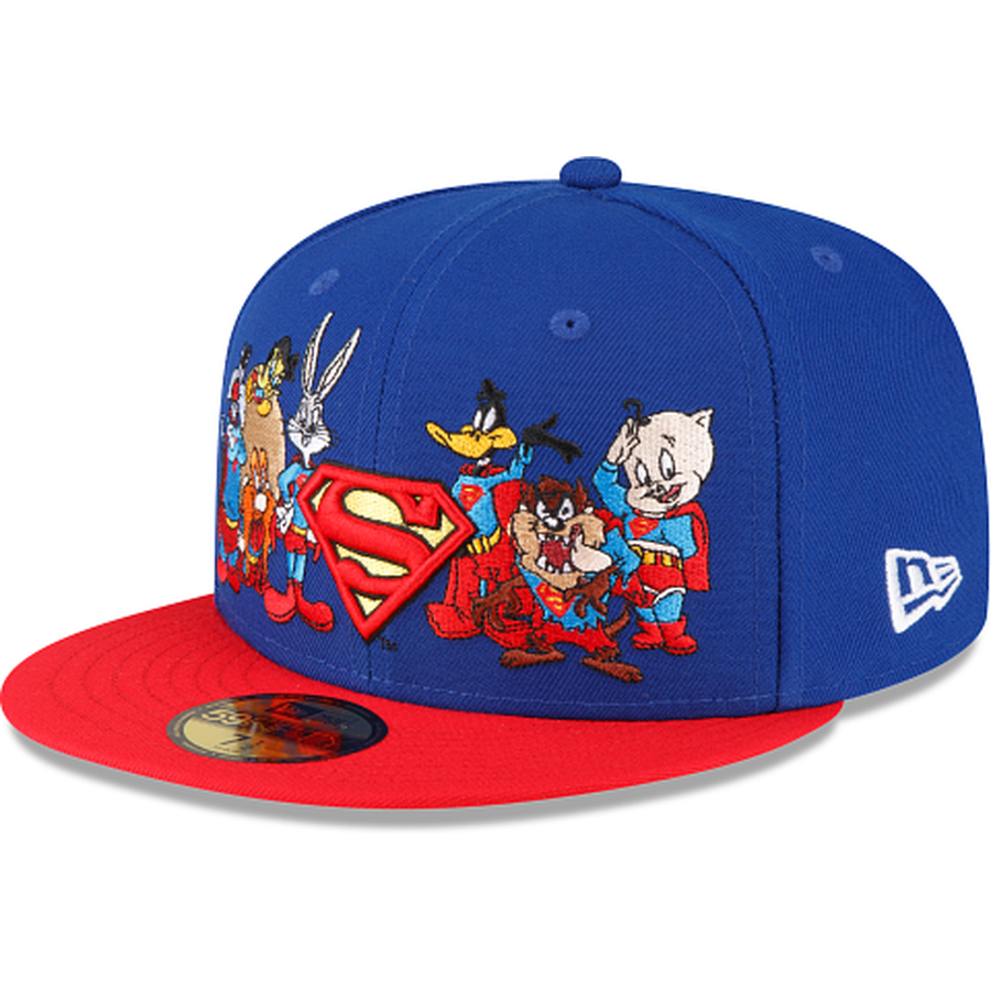 New Era Looney Tunes Mashup Blue 59FIFTY Fitted Hat