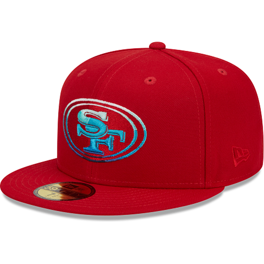 New Era San Francisco 49ers Metallic Gradient 2023 59FIFTY Fitted Hat
