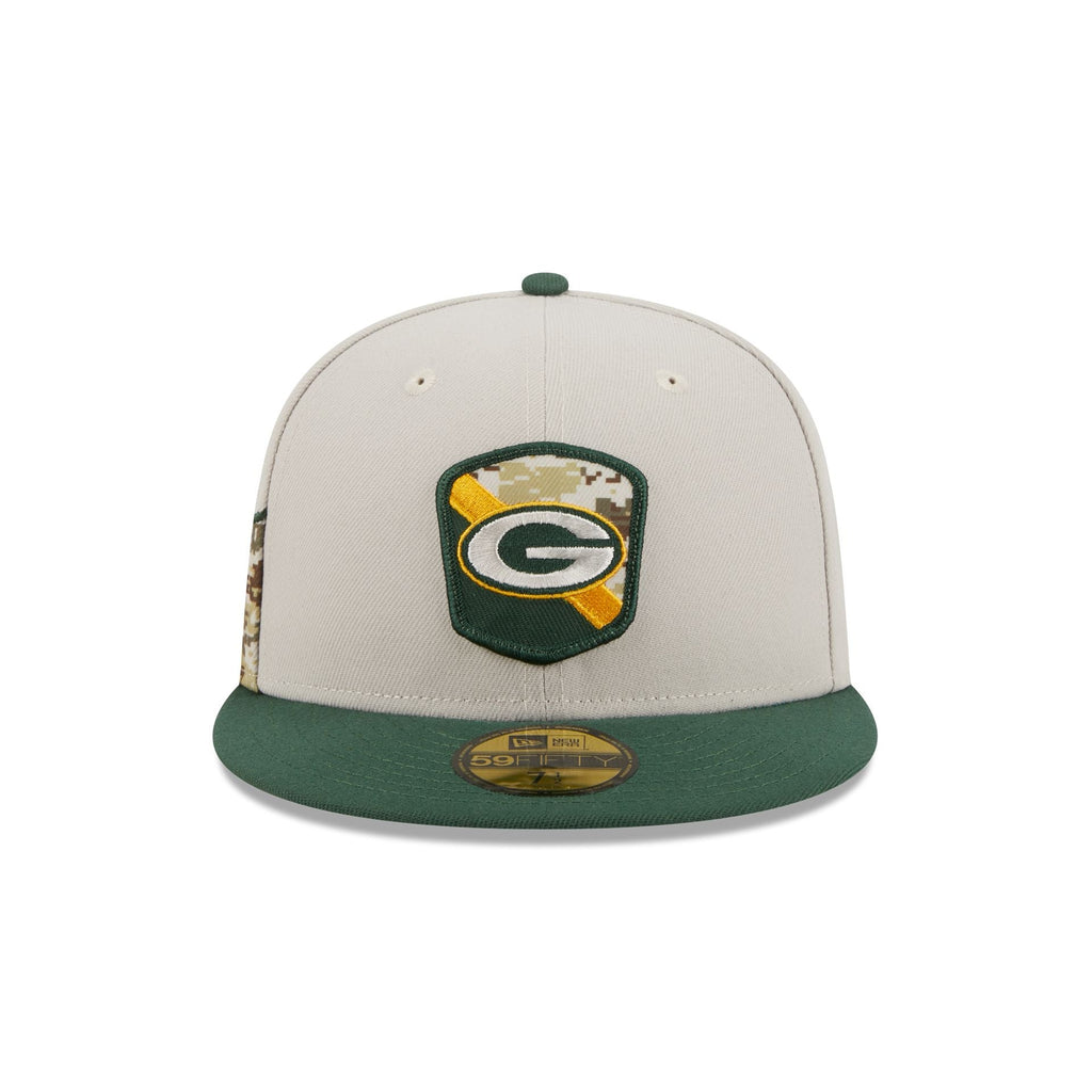 New Era Green Bay Packers 2023 Salute to Service 59FIFTY Fitted Hat