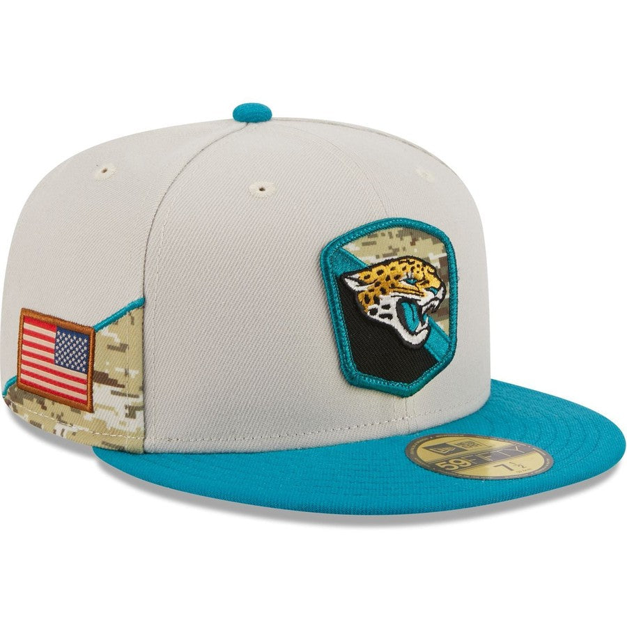 New Era Jacksonville Jaguars 2023 Salute to Service 59FIFTY Fitted Hat