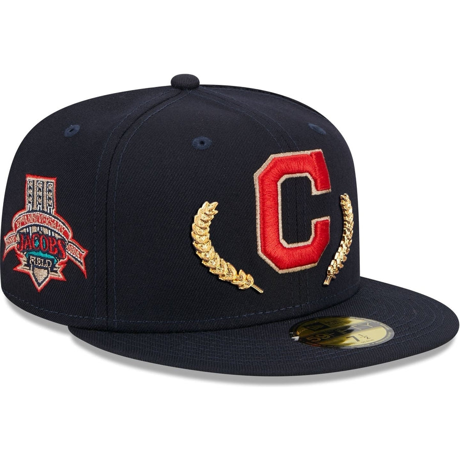 New Era Cleveland Guardians Gold Leaf 2023 59FIFTY Fitted Hat