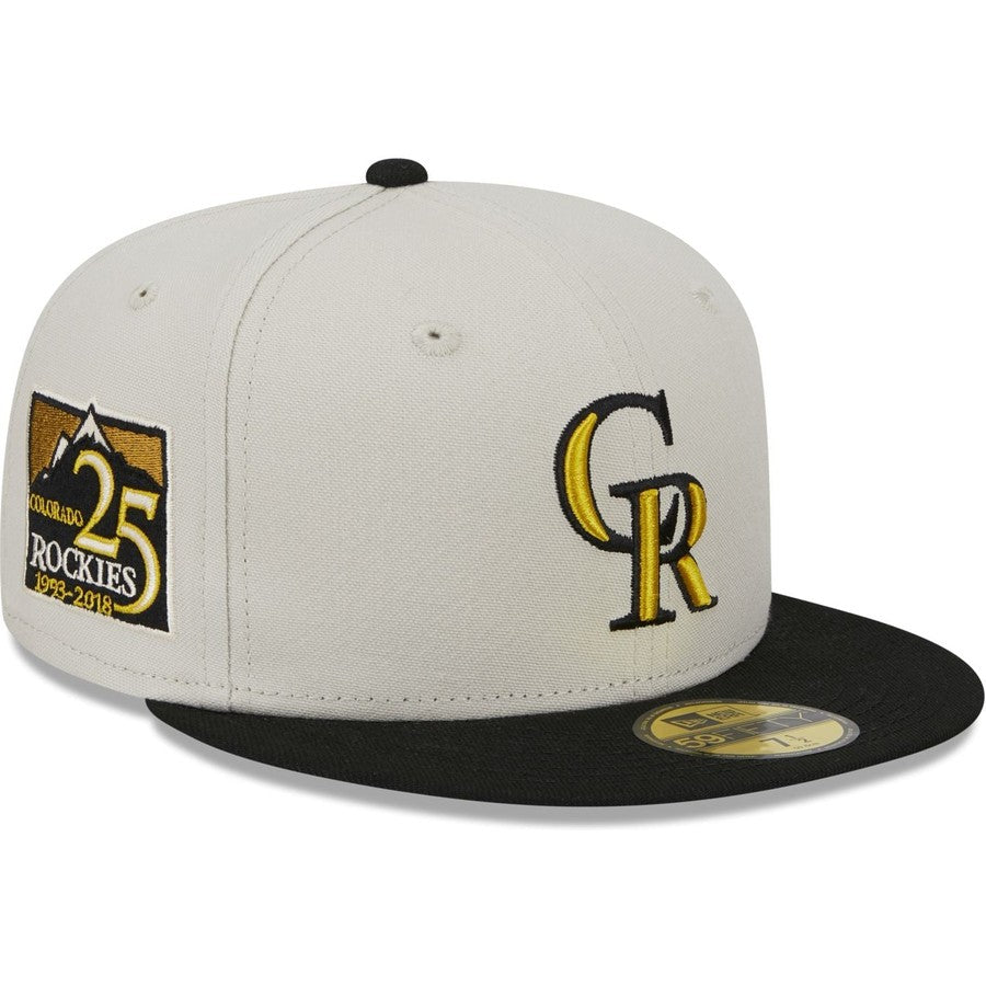 New Era Colorado Rockies Two Tone Stone 2023 59FIFTY Fitted Hat