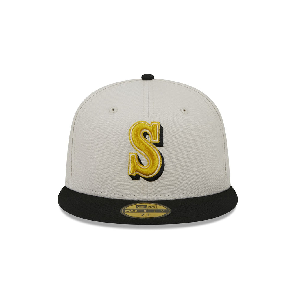 New Era Seattle Mariners Two Tone Stone 2023 59FIFTY Fitted Hat