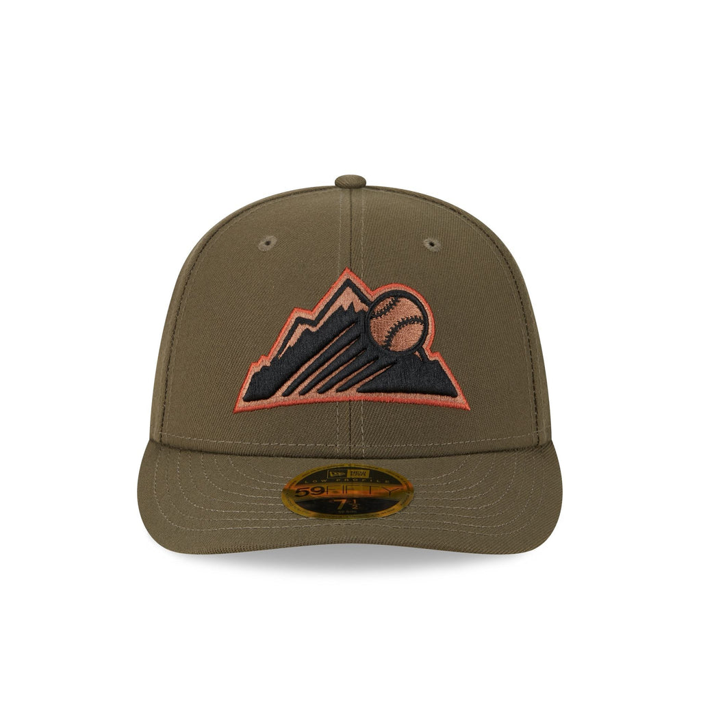 New Era Colorado Rockies Rustic Fall Low Profile 2023 59FIFTY Fitted Hat