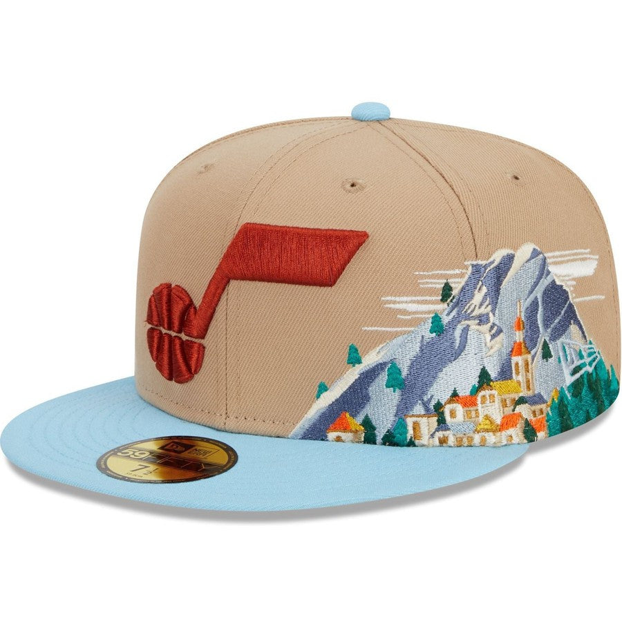 New Era Utah Jazz Snowcapped 2023 59FIFTY Fitted Hat