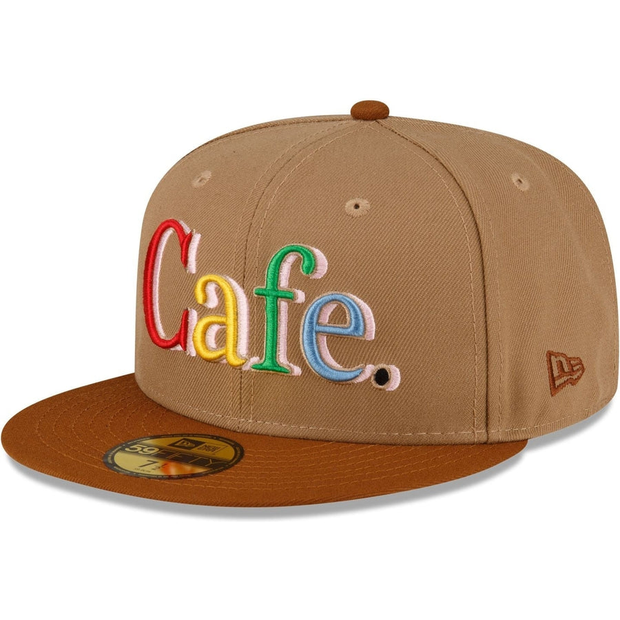 New Era Cafe X New Era Tan 2023 59FIFTY Fitted Hat