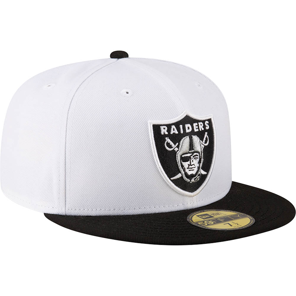 New Era x JS Las Vegas Raiders "Snow" White 2023 59FIFTY Fitted Hat