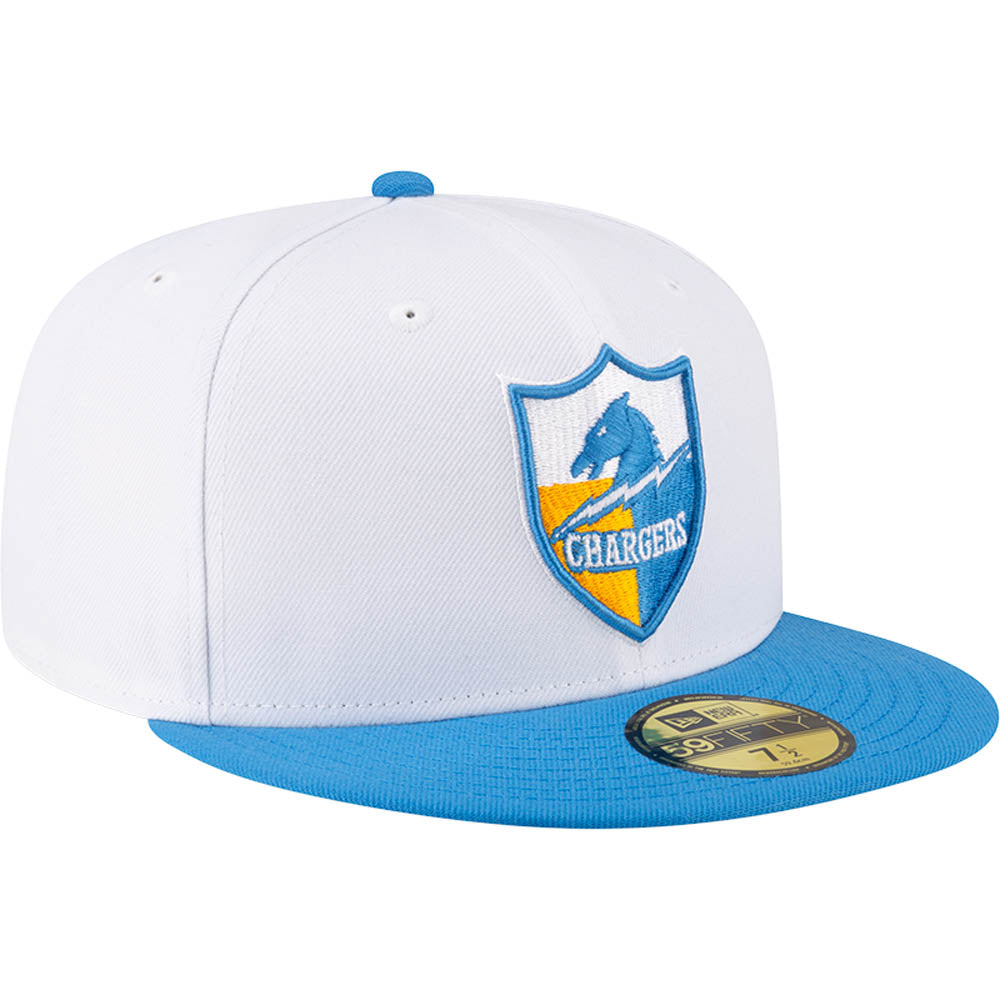 New Era x JS Los Angeles Chargers "Snow" White 2023 59FIFTY Fitted Hat