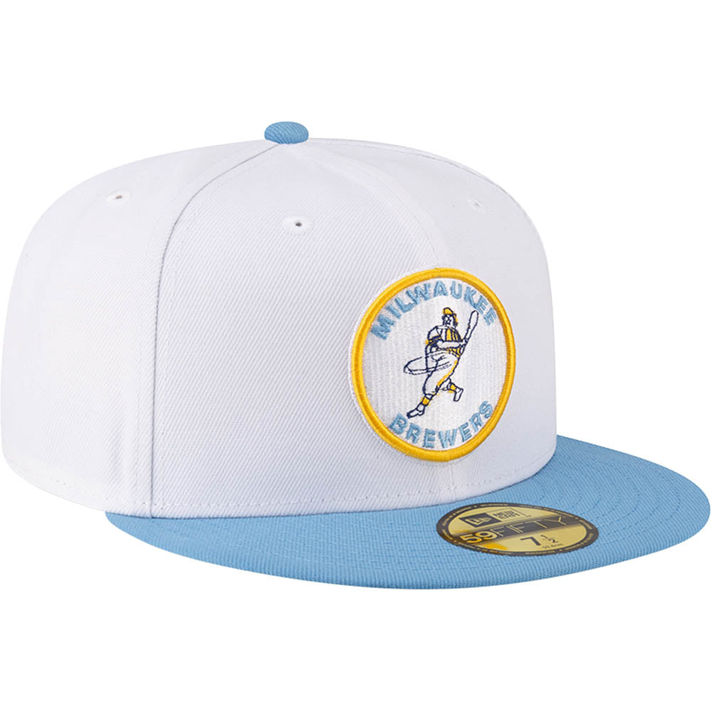 New Era x JS Milwaukee Brewers "Snow" White 2023 59FIFTY Fitted Hat