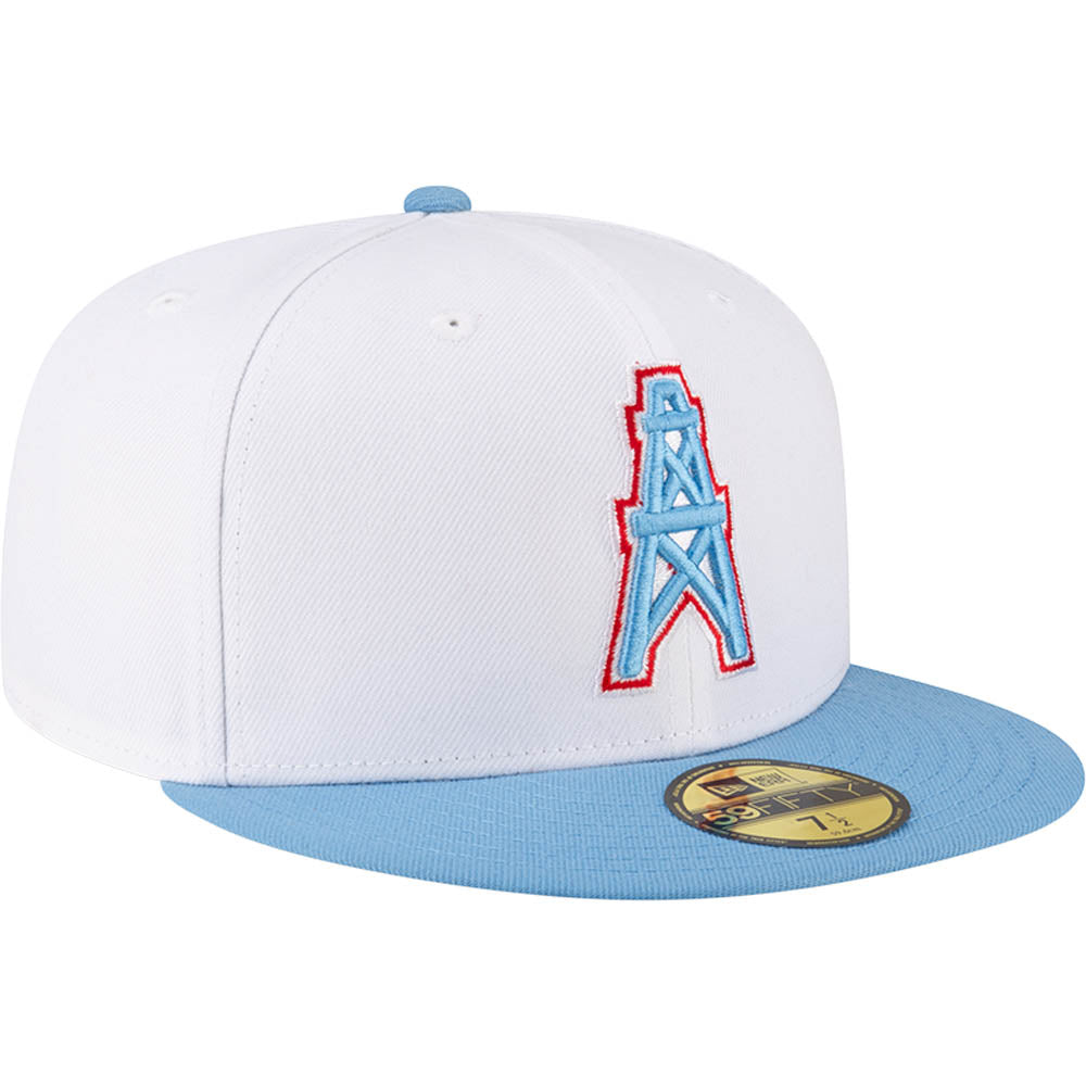 New Era x JS Houston Oilers "Snow" White 2023 59FIFTY Fitted Hat
