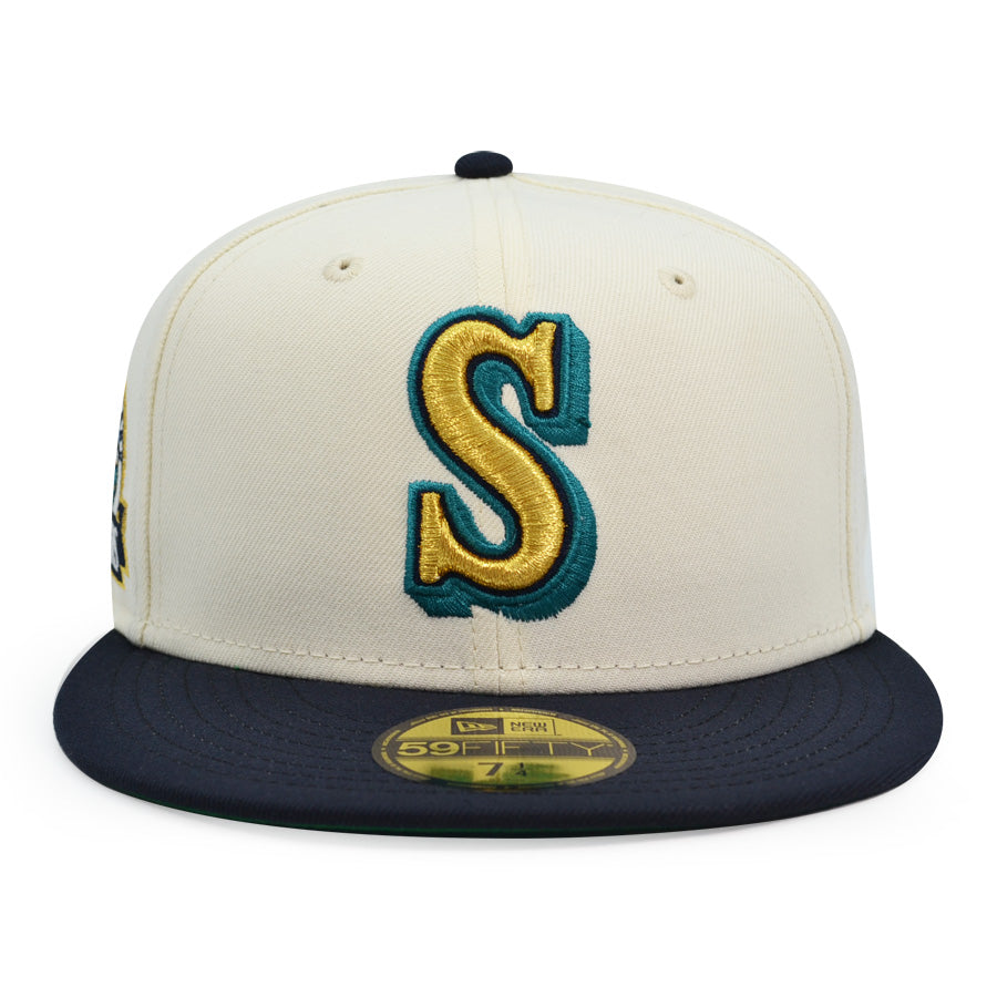 New Era Seattle Mariners Chrome/Navy 30th Anniversary 59FIFTY Fitted Hat