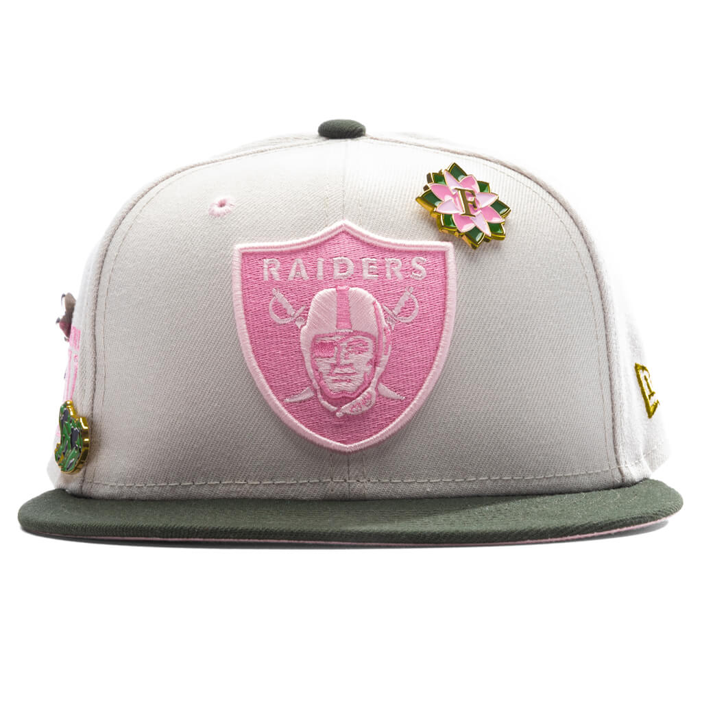 New Era x Feature Las Vegas Raiders 'Lotus' 2023 59FIFTY Fitted Hat