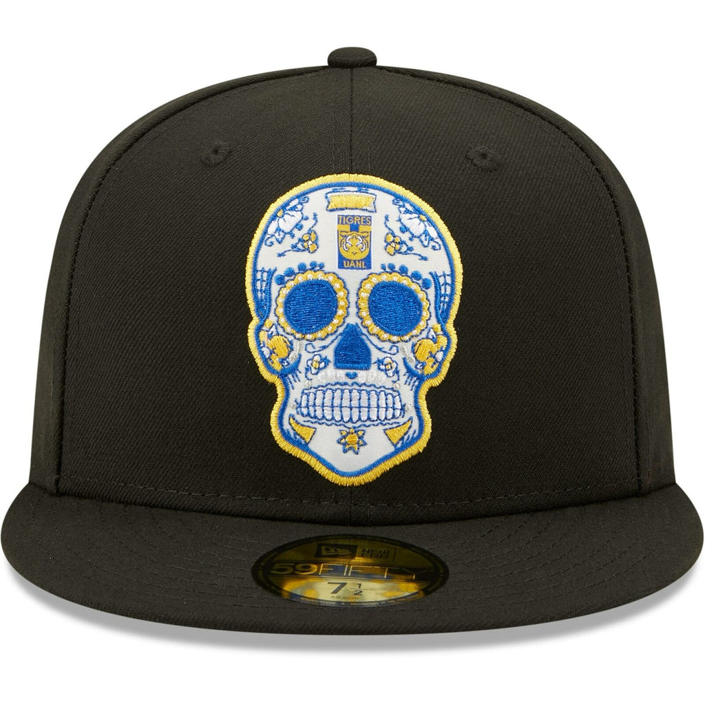 New Era Black Tigres UANL 59FIFTY Sugar Skull Fitted Hat