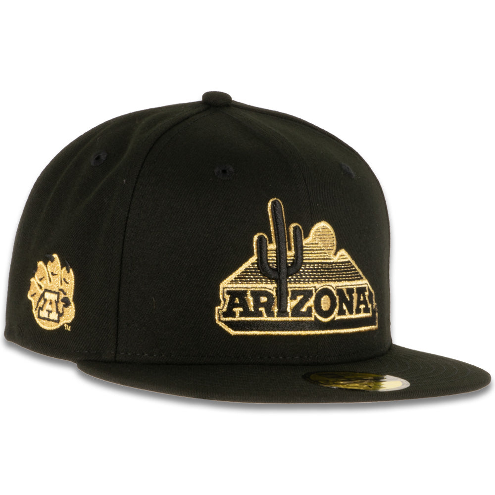 New Era x JS NCAA Arizona Wildcats Black & Gold 2023 59FIFTY Fitted Hat